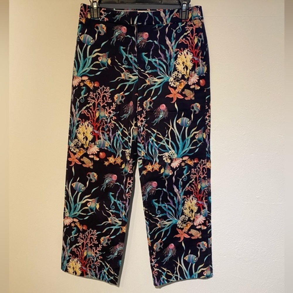 J Crew Ocean Print Pants - Picture 2 of 5